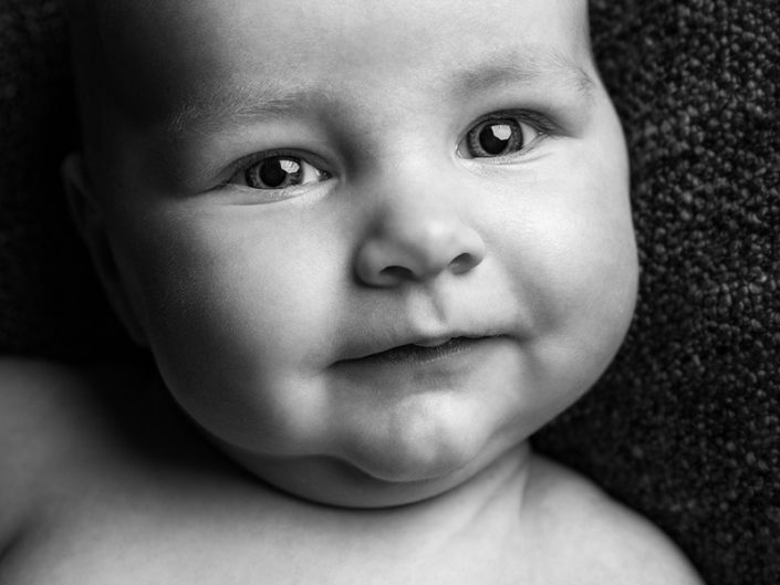 portrait enfant, photo noir et blanc, photo studio