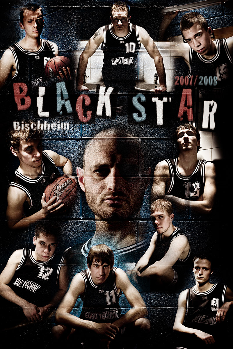 photo montage portrait equipe basket alsace