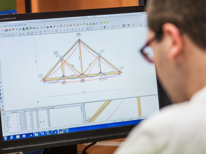 photo employé pao dao bureau etude reportage industrie martin charpentes bois toul