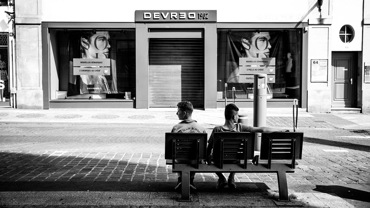 street photography photo de rue noir et blanc metz