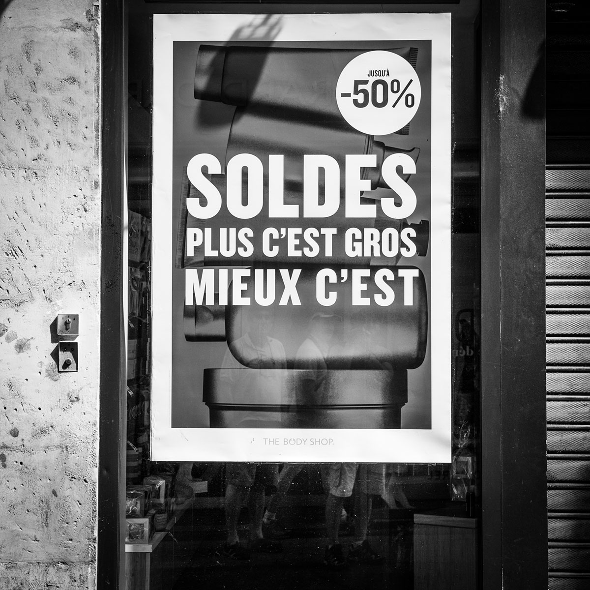 street photography photo de rue noir et blanc metz affiche