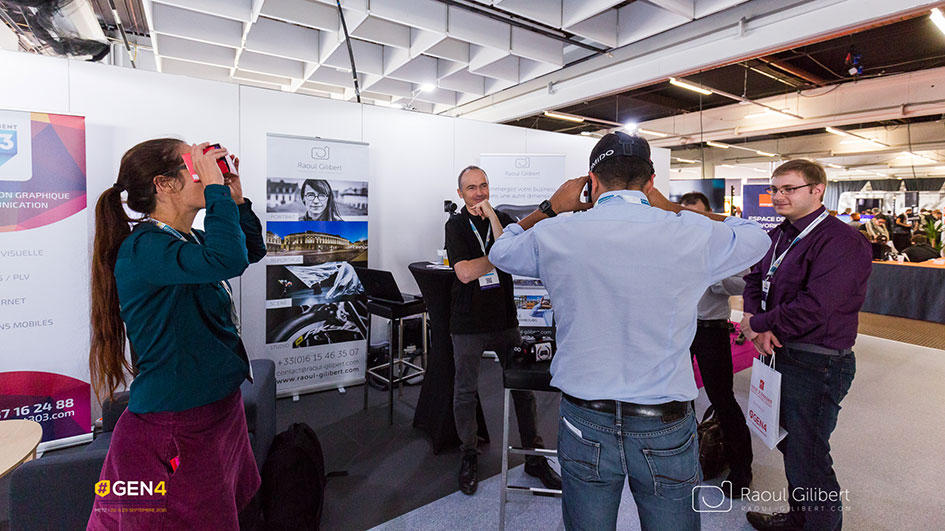 reportage #GEN4 evenement Metz stand professionnel réalité virtuelle