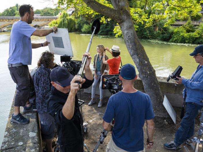 tournage meurtre en moselle, photo de plateau, cinema