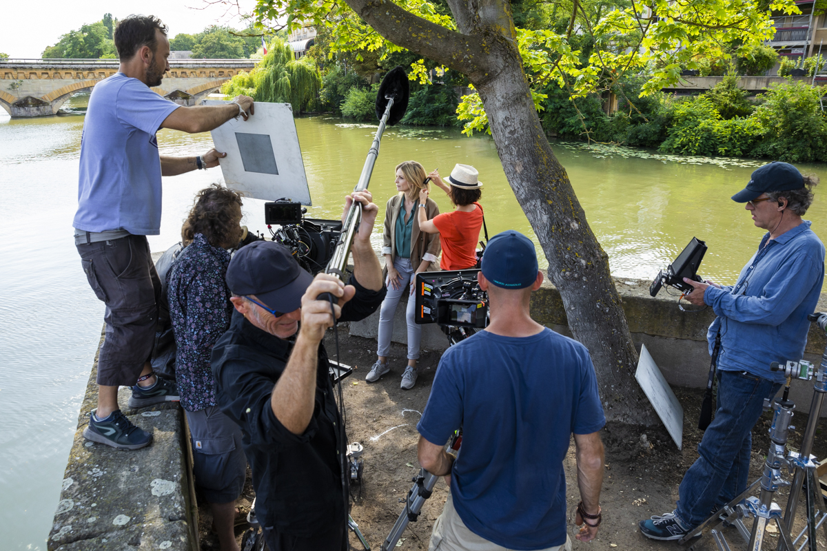 tournage meurtre en moselle, photo de plateau, cinema