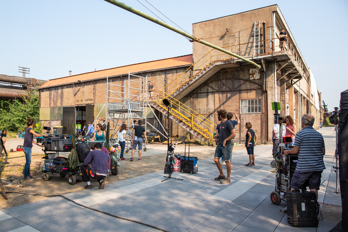 tournage meurtre en moselle, photo de plateau, cinema