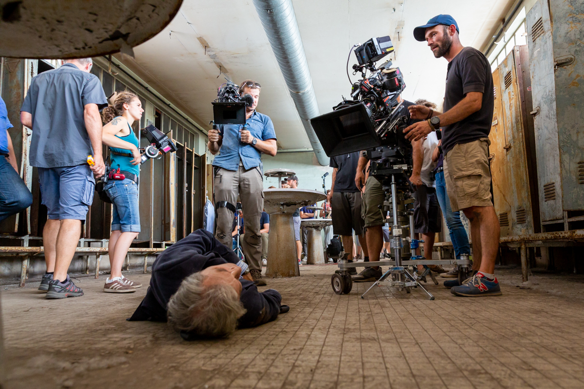 tournage meurtre en moselle, photo de plateau, cinema