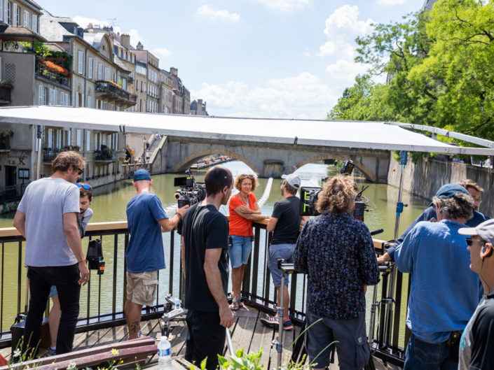 tournage meurtre en moselle, photo de plateau, cinema