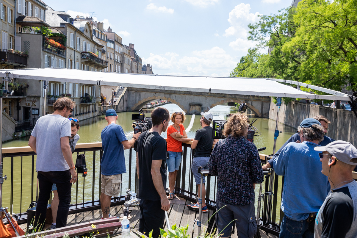 tournage meurtre en moselle, photo de plateau, cinema