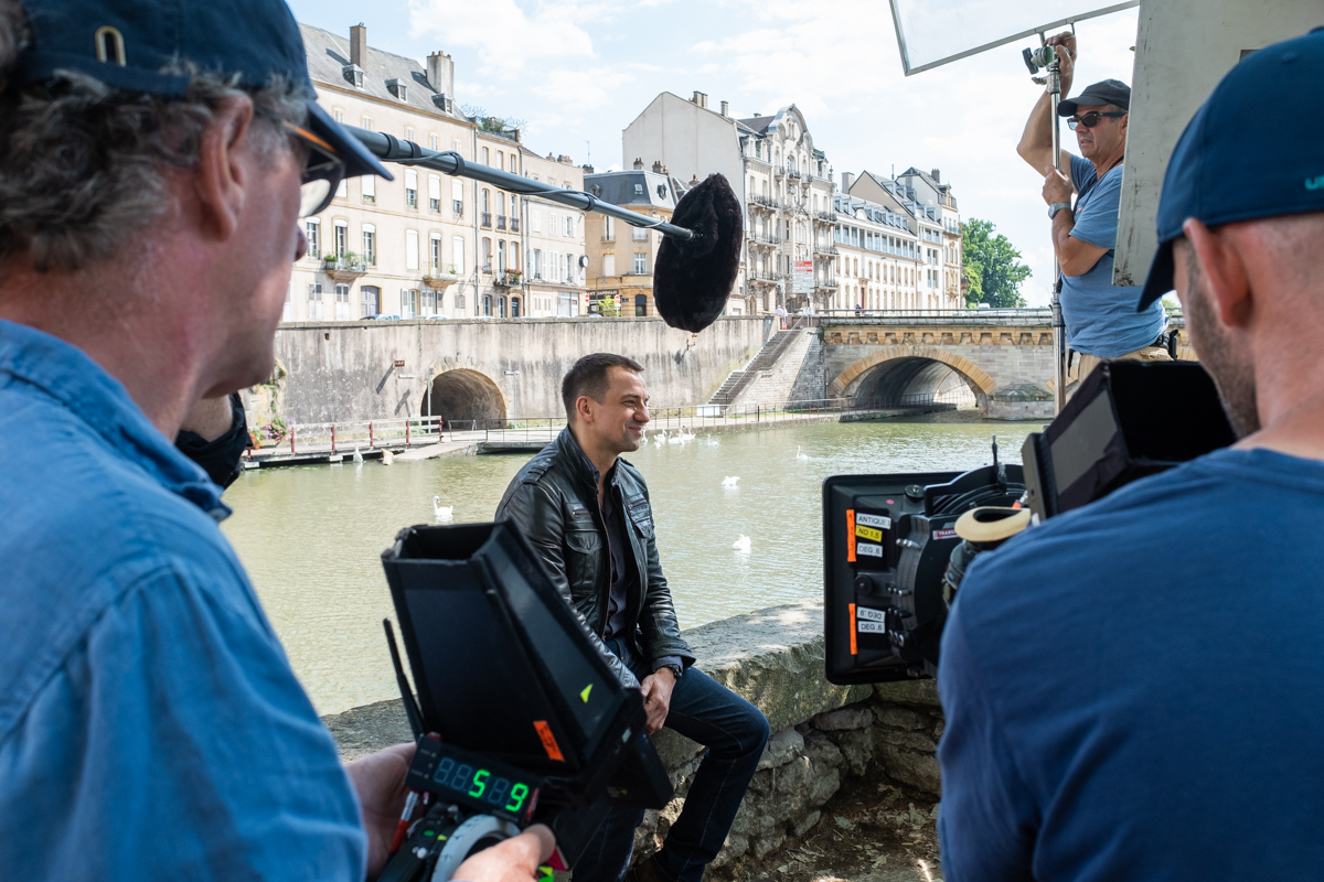 tournage meurtre en moselle, photo de plateau, cinema