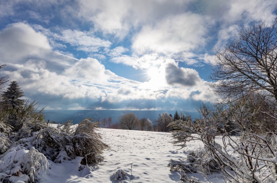 On savoure l'hiver dans les Vosges